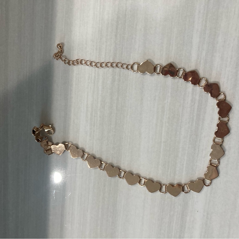 heart choker necklace